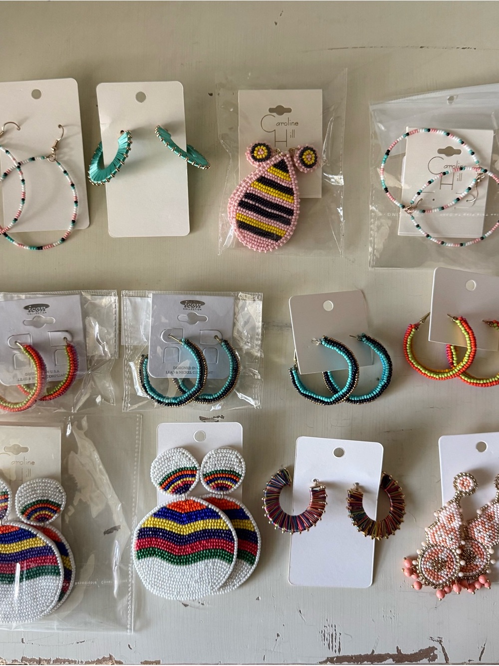 75 pairs of earrings โข Kate Spade, Prep obsessed and Caroline Hill - Picture 9 of 10